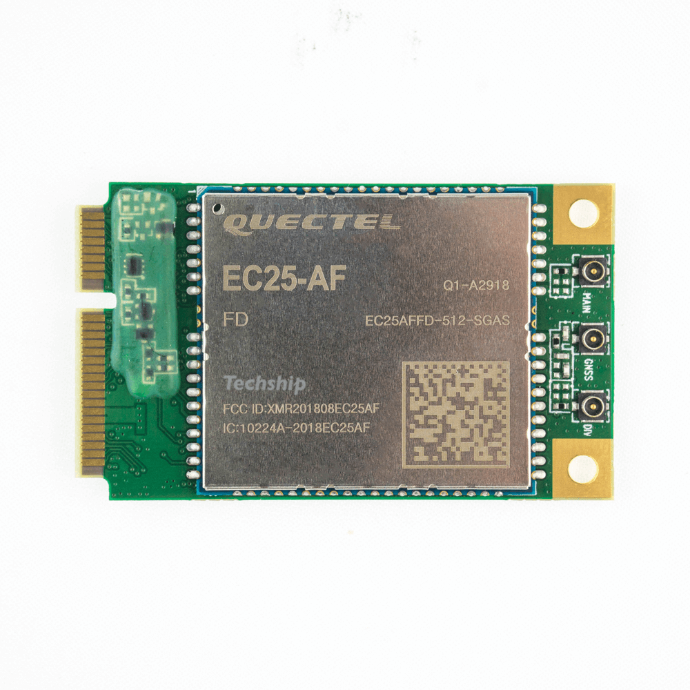 Quectel EC25-AF LTE Cat-4 mPCIe | 4G LTE | Techship