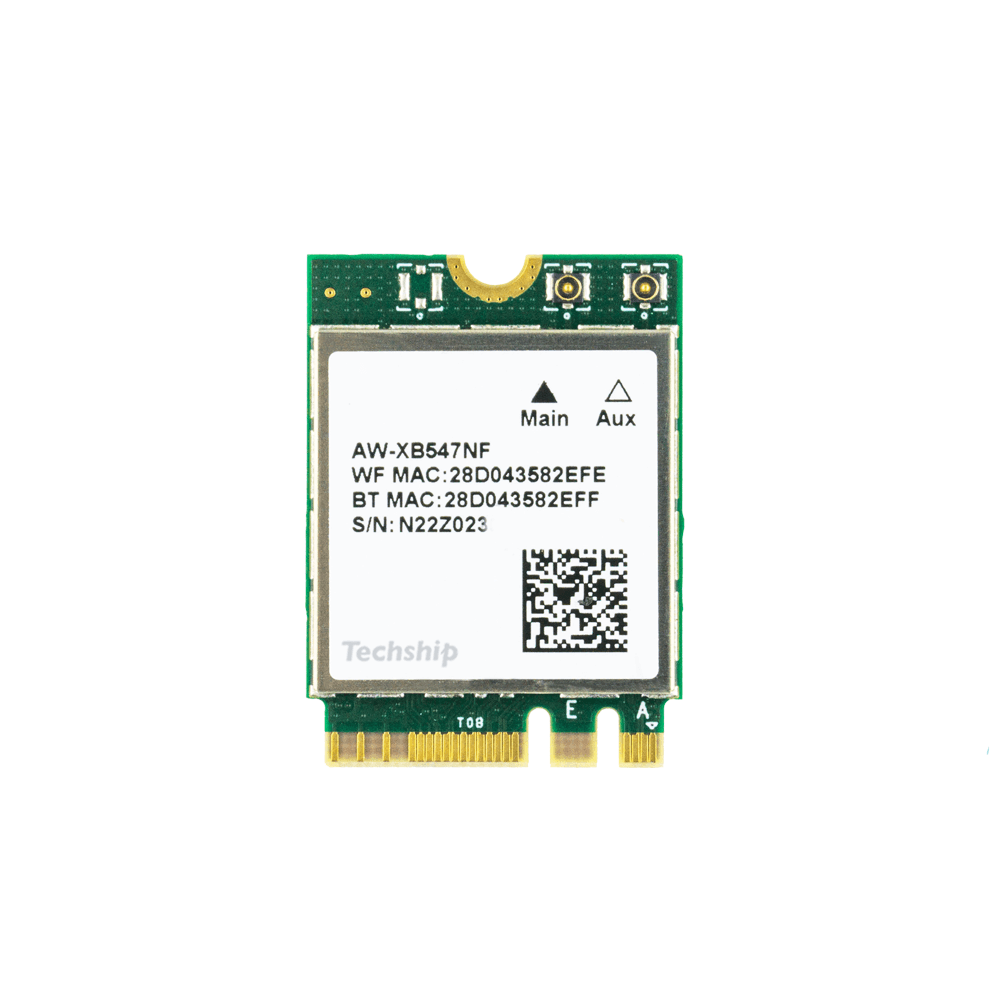 Azurewave AW-XB547NF .11ax M.2 | 802.11ax Wi-Fi 6 | Techship