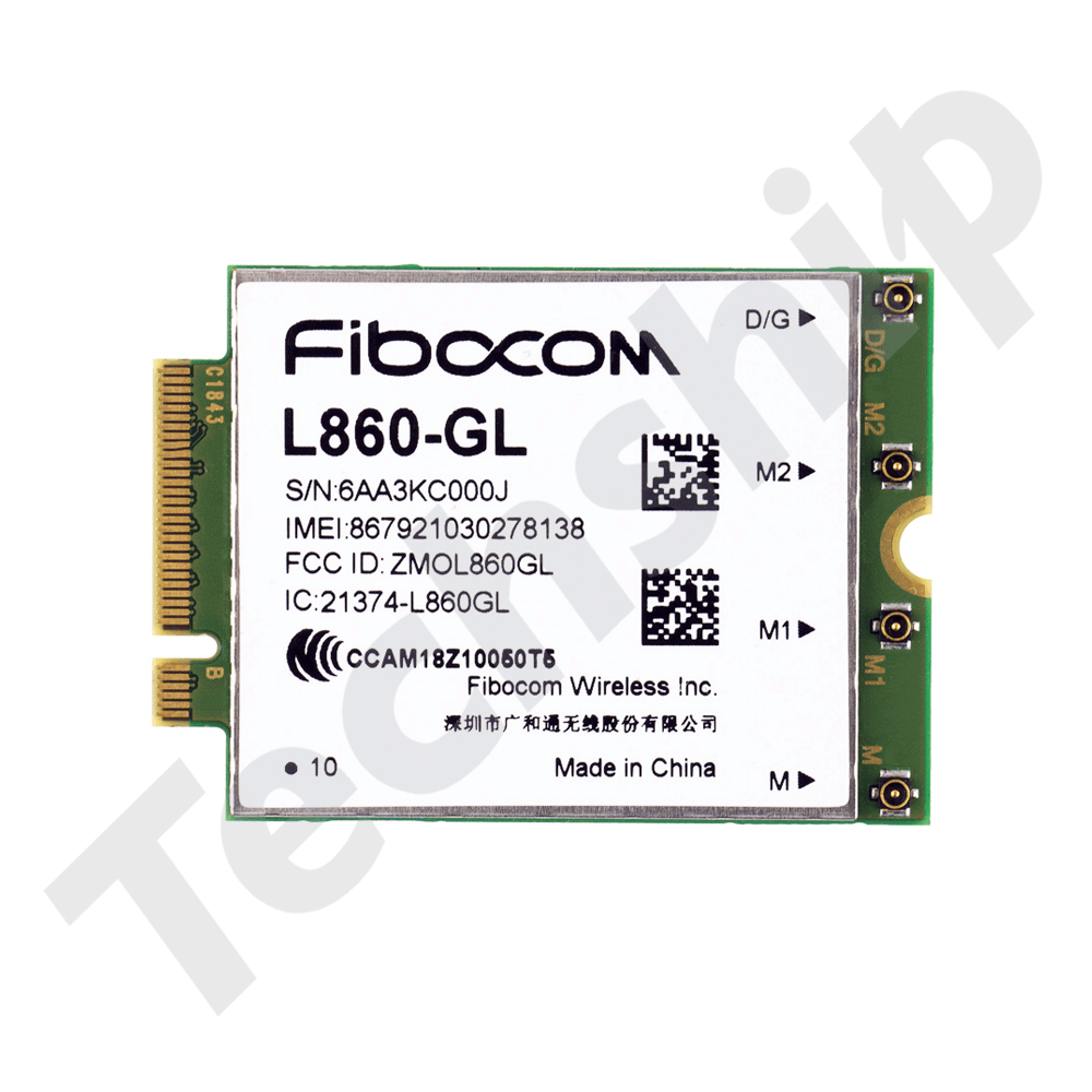 Fibocom L860-GL-10 LTE CAT-16 M.2 - 10919 - FIBOCOM L860-GL-10-0 - LTE ...