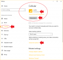 Windows 10 connection settings